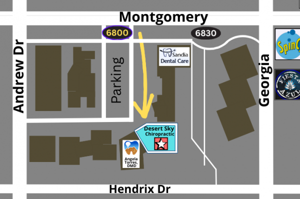 map to new location Pain & Swelling Solutions 2620 San Mateo Suite E Albuquerque