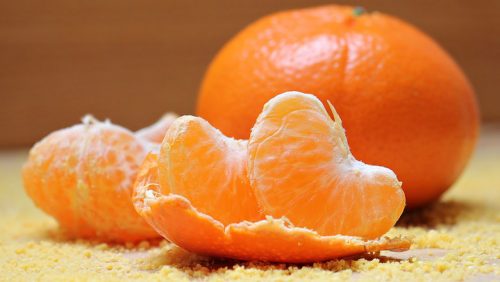 Each section of an orange is surrounded by pith just like each muscle in the body is surrounded by fascia.