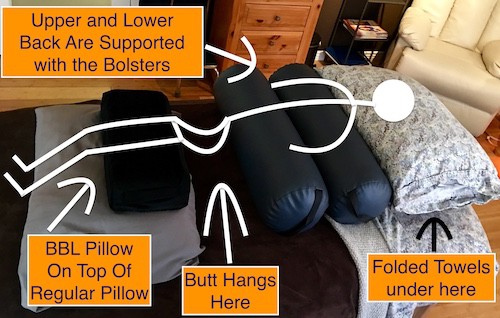 How to Sleep on your back after a BBL Albuquerque - Pain & Swelling Solutions