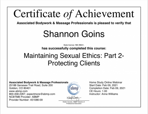 Ethics Revisited: A Guide to Ethics in Massage & Bodywork, Part 2
