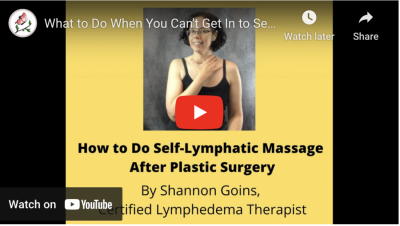 self lymphatic massage after lipo bbl tummy tuck