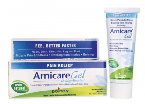 topical arnical gel can help with bruising