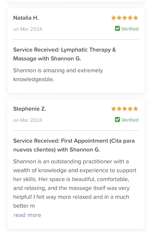Reviews for Shannon Goins-Blair Pain & Swelling Solutions