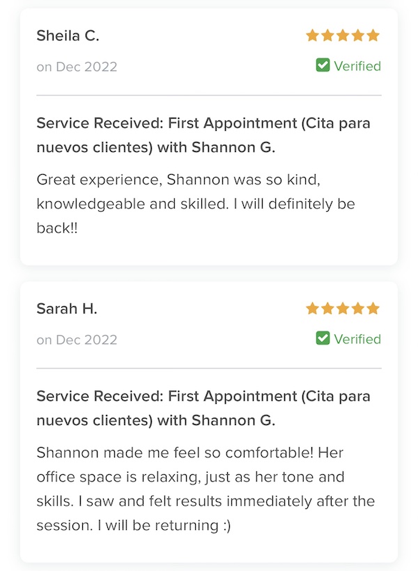 Reviews for Shannon Goins-Blair Pain & Swelling Solutions