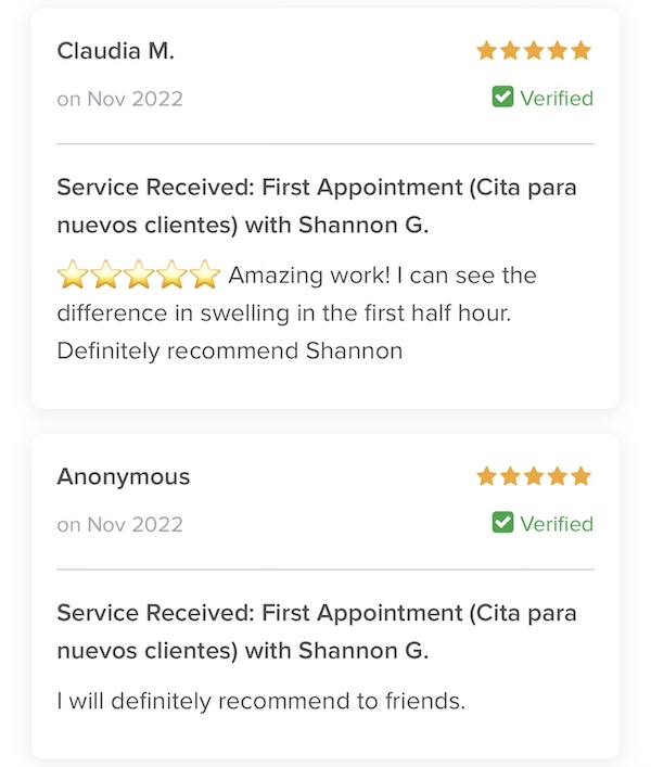 Reviews for Shannon Goins-Blair Pain & Swelling Solutions