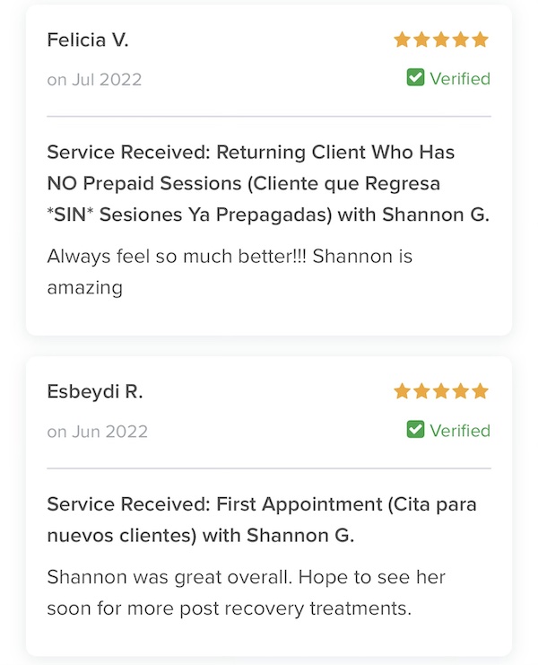 Reviews for Shannon Goins-Blair Pain & Swelling Solutions