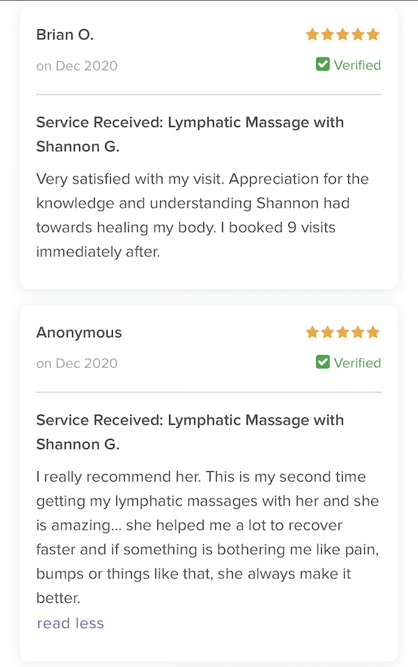 Certified Lymphedema Therapist MLD Manual Lymphatic Drainage Albuquerque review